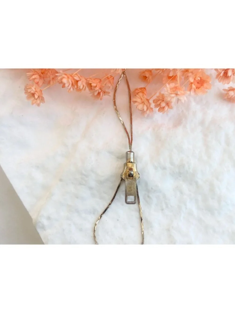 Minimalist Sliding Zipper Adjustable Cobra Chain 80's Vintage Glasses Chain 14